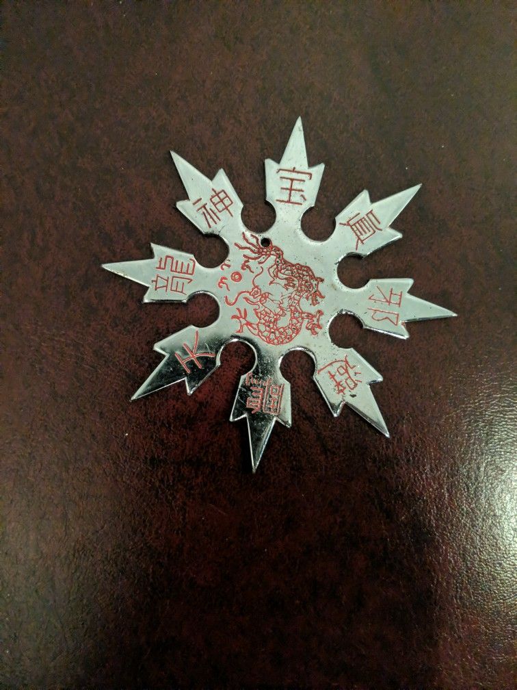 Vintage 70s Shuriken Throwing Star