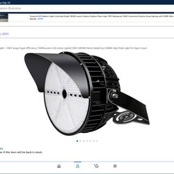 500 Watt Stadium LED Lights