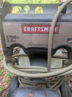 Craftsman 2700 psi pressure washer