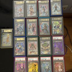 Dragon ball super fusion world masters goku cards bgs