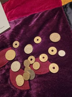 Variety Of Coins From Spain