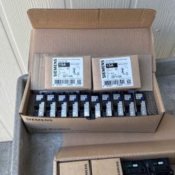 Siemens 15amps Arc Fault Circuit Breakers