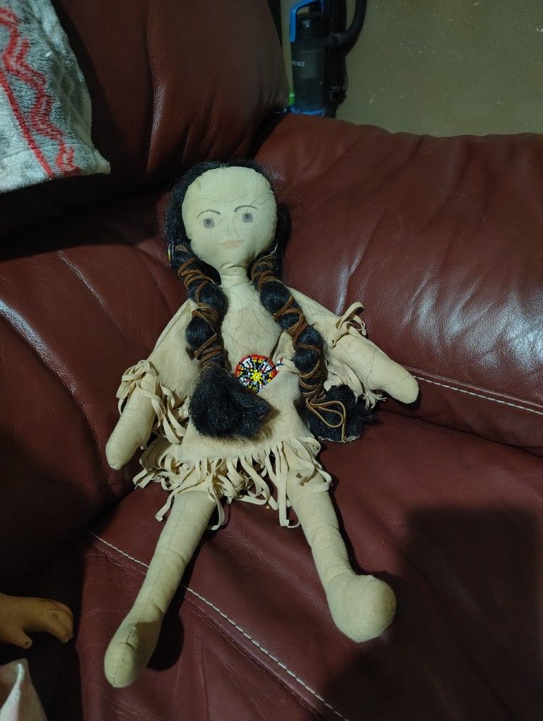 Vintage Native American Doll