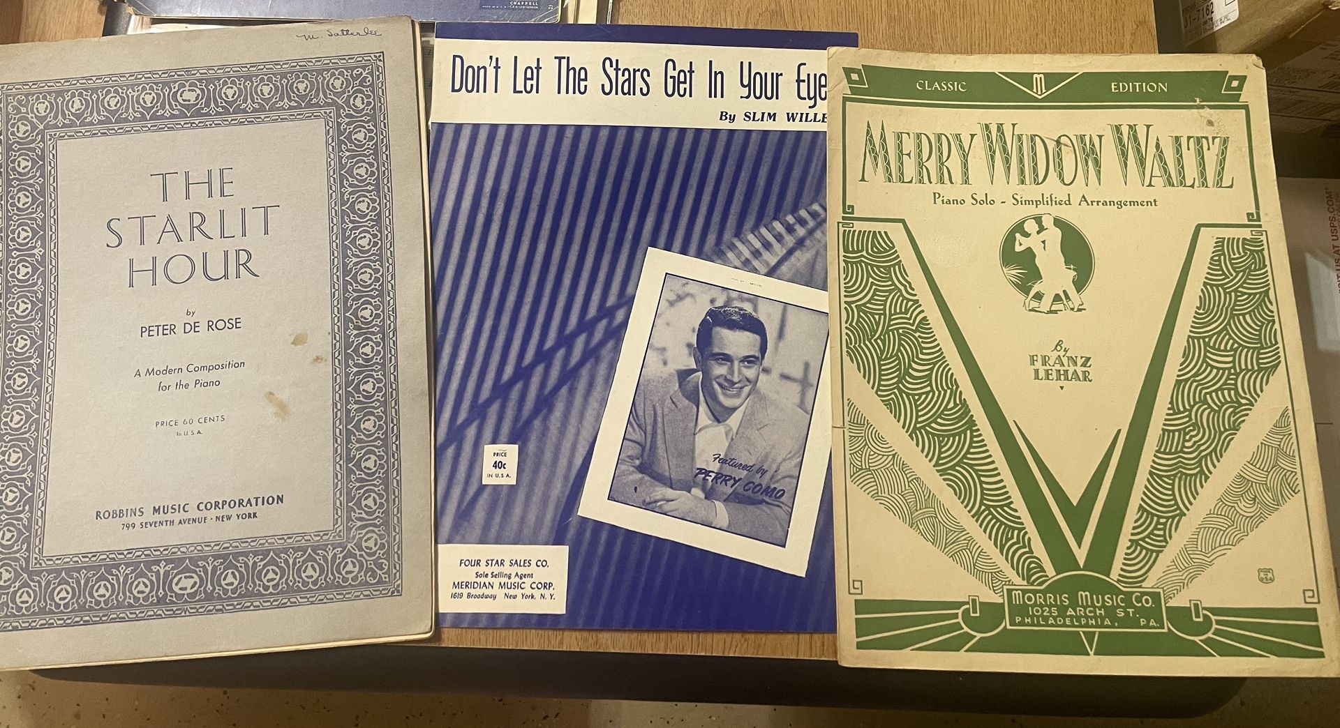Vintage Lot Of Sheet Music 3
