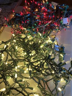 Single Color Christmas string lights 
