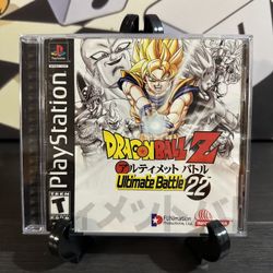 Dragon Ball Z Ultimate Battle 22 PS1 Sony PlayStation 1 Black Label Complete