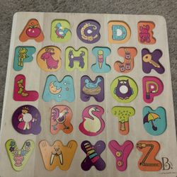 Educational Wooden ABCs And Number Boards 