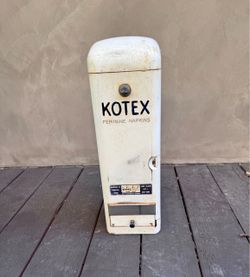 Vintage Kotex Feminine Napkins Vending Machine