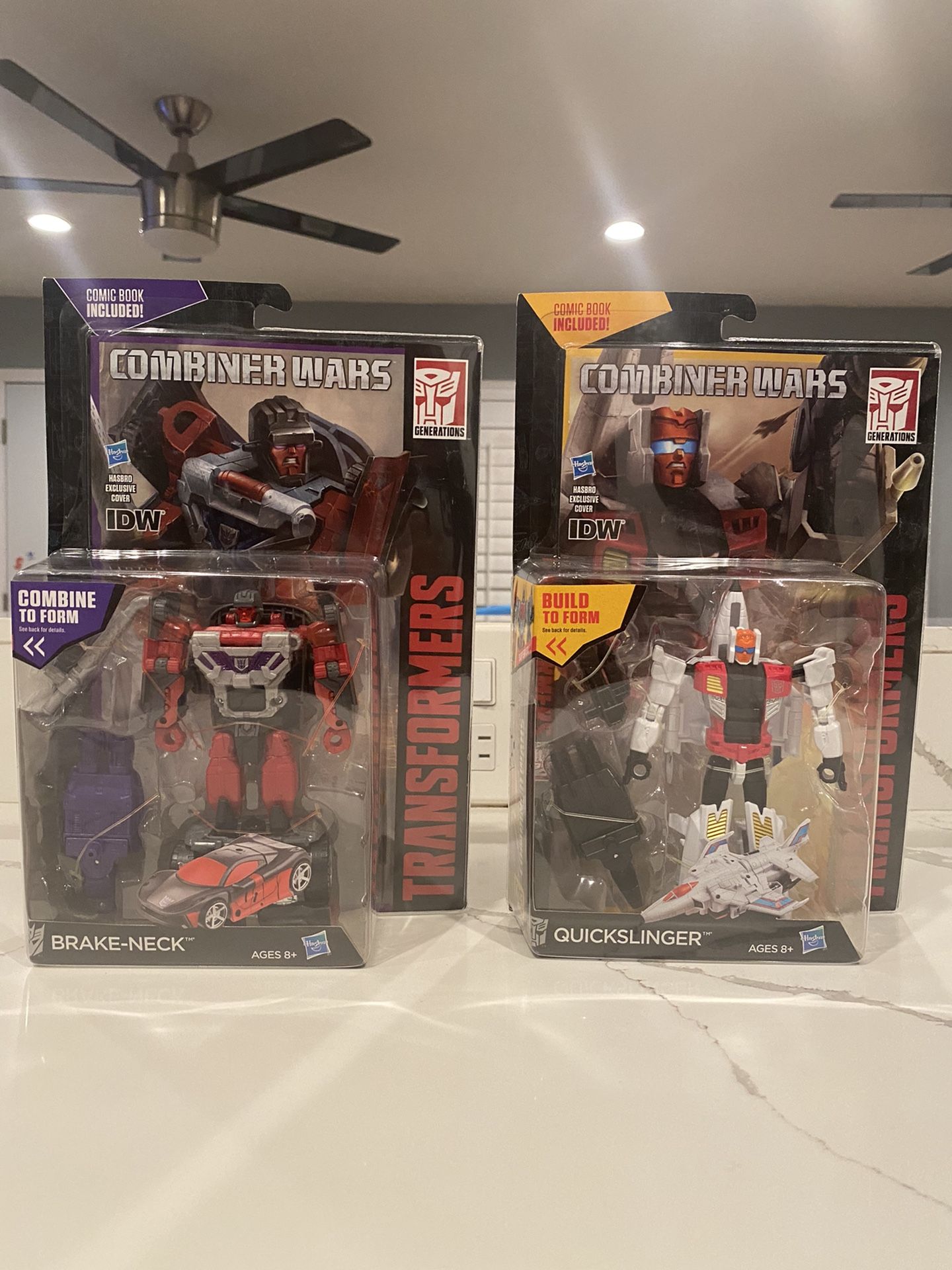 Transformers Combiner Wars Brake-Neck Stunticons Menasor Deluxe class RARE & Transformers Combiner Wars Quickslinger Slingshot Aerialbots Deluxe