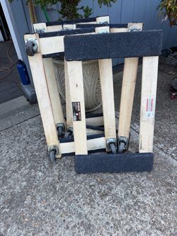 FRANKLIN 30 in. x 18 in., 1000 lb. Capacity Hardwood Dolly $15.00 each