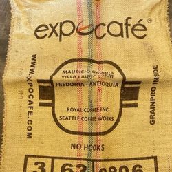 Expo cafe 70kg Burlap Coffee Bag