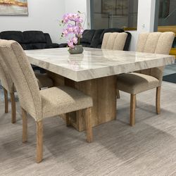 TAX SEASON 💥🔥🎉 BEAUTIFUL 5pc DINING SET ON SALE NOW ‼️🤯