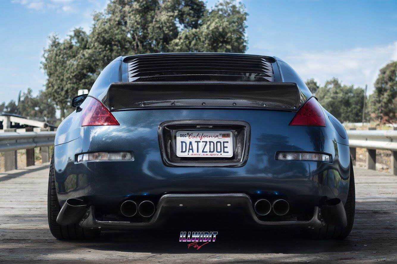 350z Carbon Fiber Duckbill Spoiler