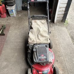 Toro Self Propelled Mower (with Bagger)