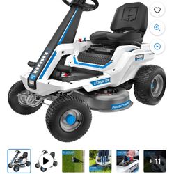 80V 30” Brushless Lithium-Ion Hart Riding Lawnmower H80RM011 Brand New