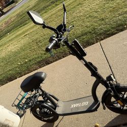 Gotrax Adult Electric Scooter with Seat, Max 19-25miles Range, 15.5-20mph Power by 350W-500W Motor,