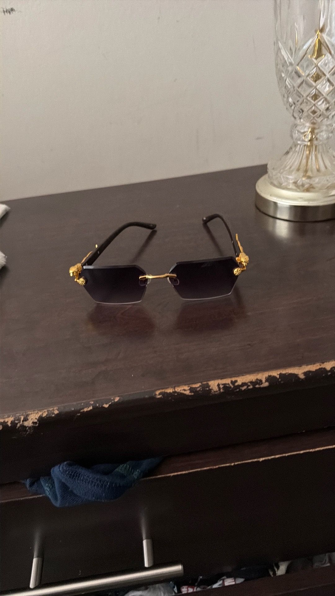 Panther style sun glasses