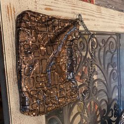 Whiting And Davis Handbag Brown And Black