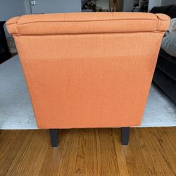 Orange Accent  Chair