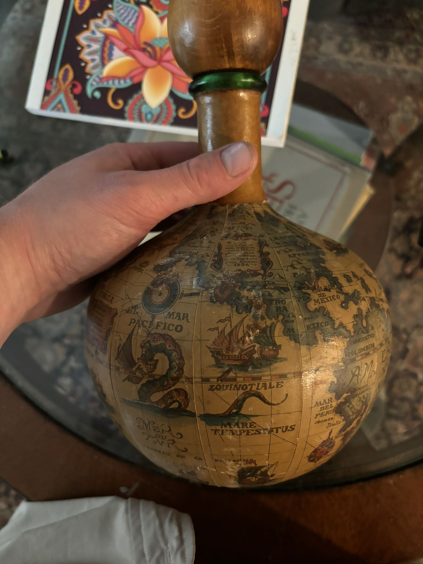 Vintage Italian Decanter With Globe