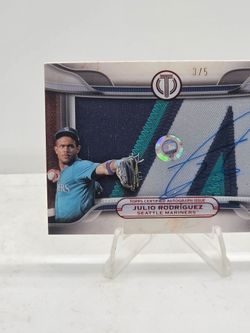 2025 Topps tribute julio rodriguez auto
