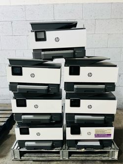 LOT OF 7 HP OfficeJet Pro 9125e All-in-One Printer, Copier, Scanner, Fax Tested
