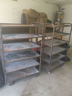 Metal rolling racks free