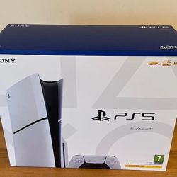 NEW IN BOX SONY PLAYSTATION 5 PS5 SLIM DISC 1TB +10 GAMES + WARRANTY