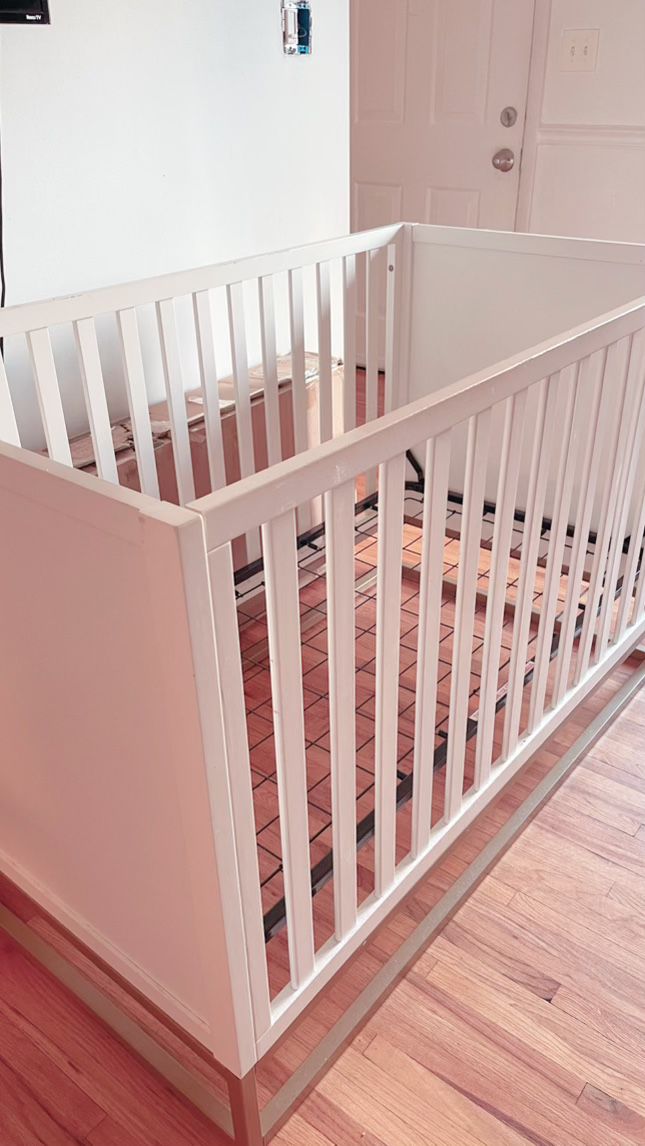 Baby’s Crib For Sale White Just The Crib 