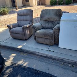 Free!  Freezer(doesn't Work) Chairs, Couch Etc.