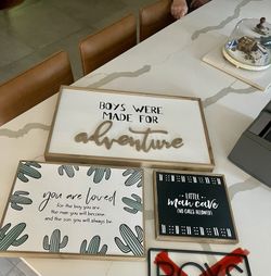Boys Decor Room Signs