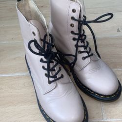 Nude Pink Doc Marten Boots
