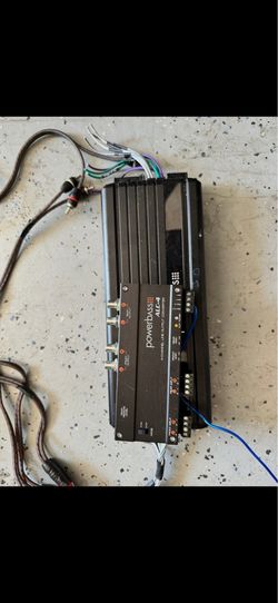 Powerbass Xl-900.5 5 Ch Amplifier And Powerbass Alc-4 Channel High To Low Level Converter