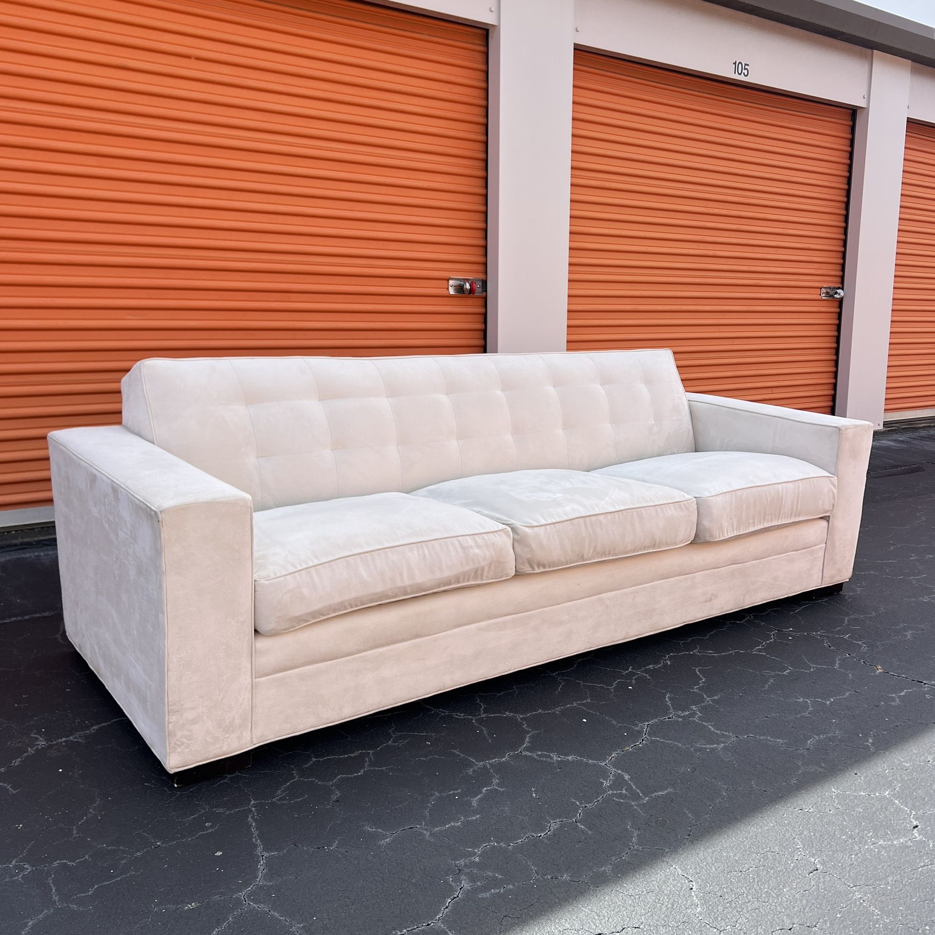 Free Delivery - Modern White Sofa Couch