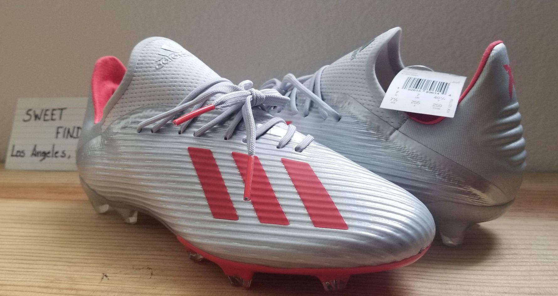salto total Dardos New Adidas X 19.2 Men's Soccer Cleats Silver Red Firm Ground Size 7.5 with  tags for Sale in Hawthorne, CA - OfferUp