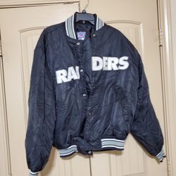  Rare Vintage Authentic  Oakland Raiders Bomber Jacket 