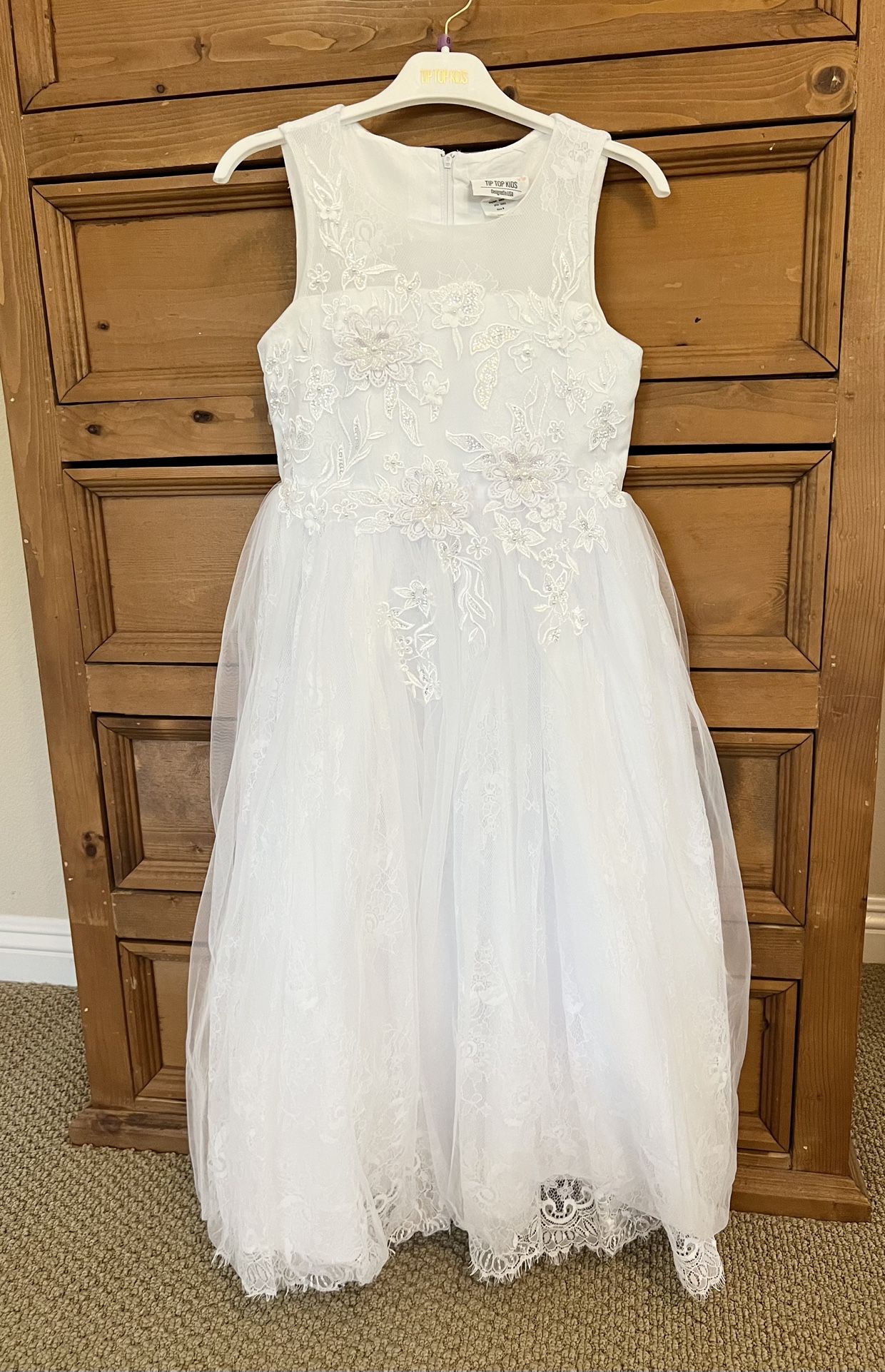 Girls Size 8 Wedding Flower Girl/Communion Dress
