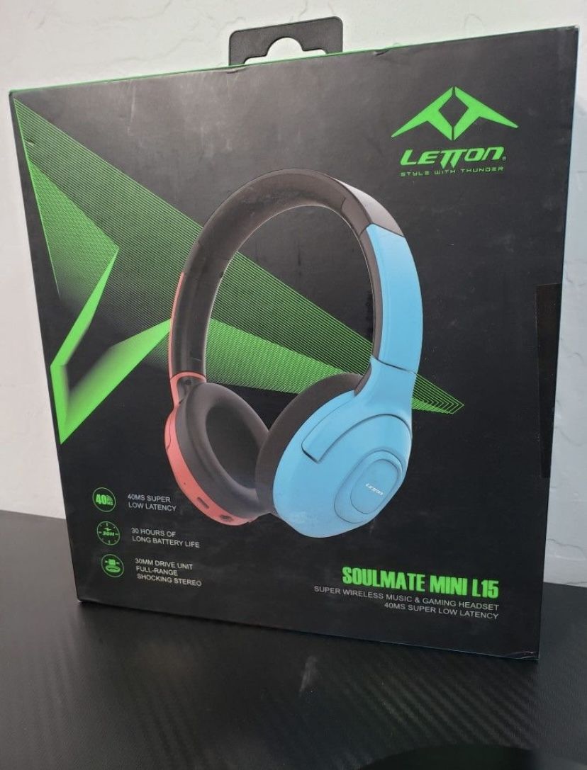 New Wireless Gaming Headset W/ Mic for Nintendo Switch, OLED, Lite, Xbox - 7.1 Surround Sound Bluetooth Headphones W/ AI Noise Cancellation Microphone