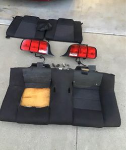 2005-2009 Ford Mustang Tail Lights and Rear Seats
