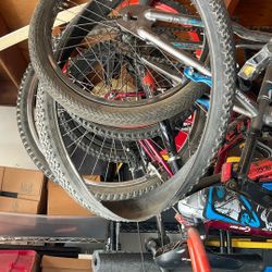 4 Bikes 3 Kids 1 Adult Mountain Bike 