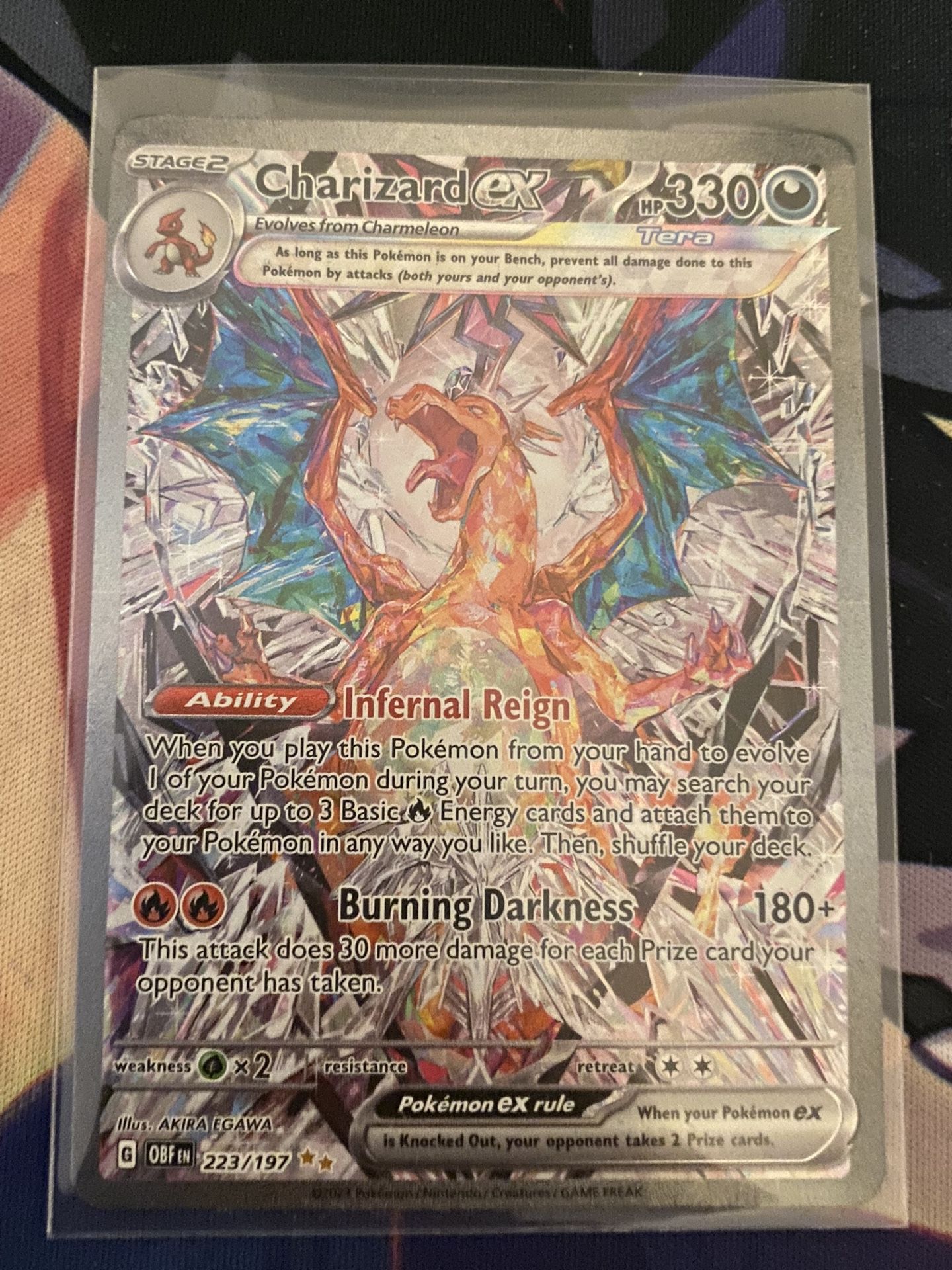 Charizard Obsidian Flames 