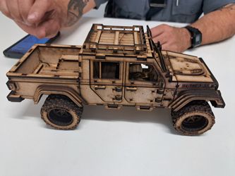 Lasercut Jeep Gladiator Handmade 4doors And Tailgate All Open