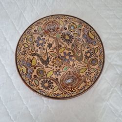 Tonala Wall Plate Decor Huge 21" Hand-Painted 