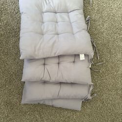 40*40cm Chair Cushion Grey (4pcs) 