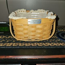 Longaberger Basket With Liner