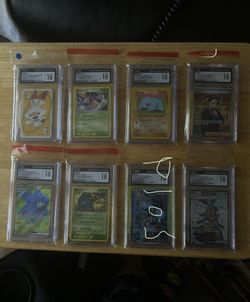Various Pokemon  CGC 10 graded slabs