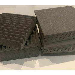14 Acoustic Soundproofing Egg Crate Foam Tiles 2" x 12 x 12 