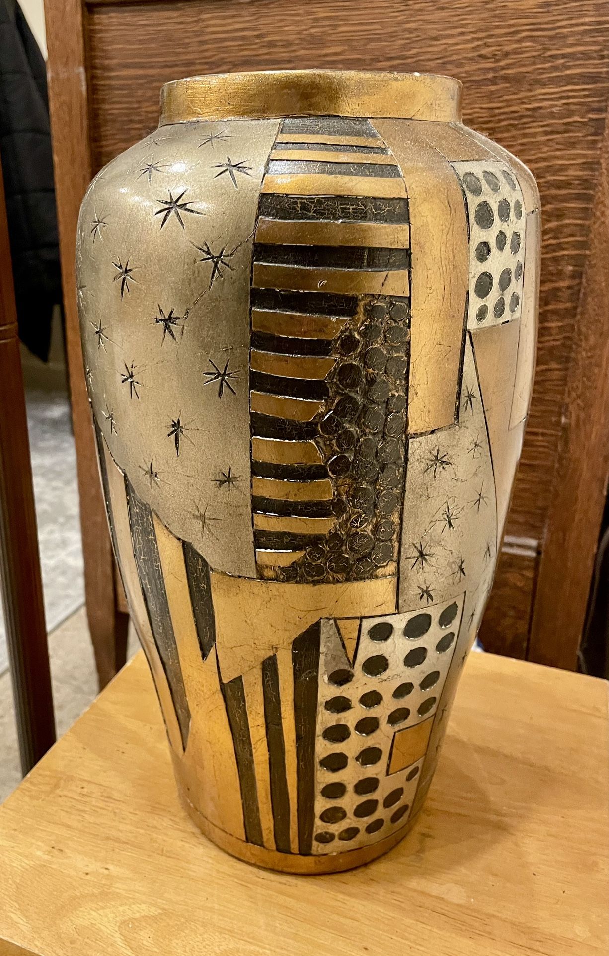 Tall Decorative Vase.(perfect To Hold Flowers/Plant.) see last photo.