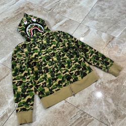 Bape Camo Green Abc Hoodie