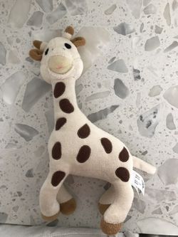 Sophie giraffe soft baby rattle